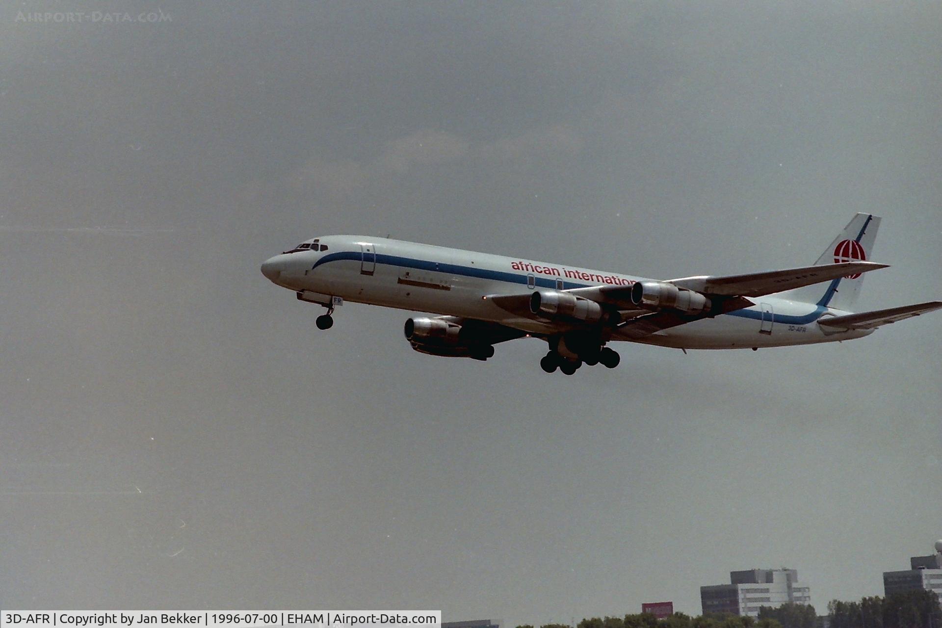 3D-AFR, 1965 Douglas DC-8-54F C/N 45802, Just after take off