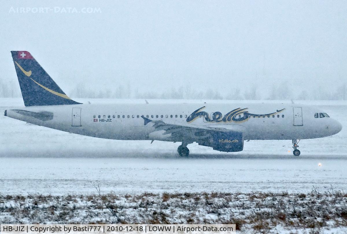 HB-JIZ, 1998 Airbus A320-214 C/N 936, Wintertime @ VIE