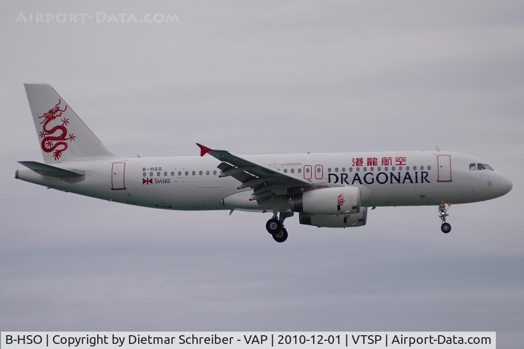 B-HSO, 2009 Airbus A320-232 C/N 4023, Dragonair Airbus 320