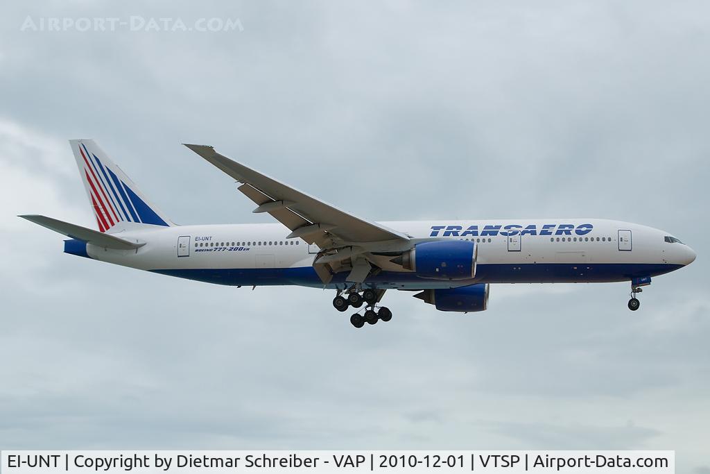 EI-UNT, 1998 Boeing 777-212/ER C/N 28998, Transaero Boeing 777-200