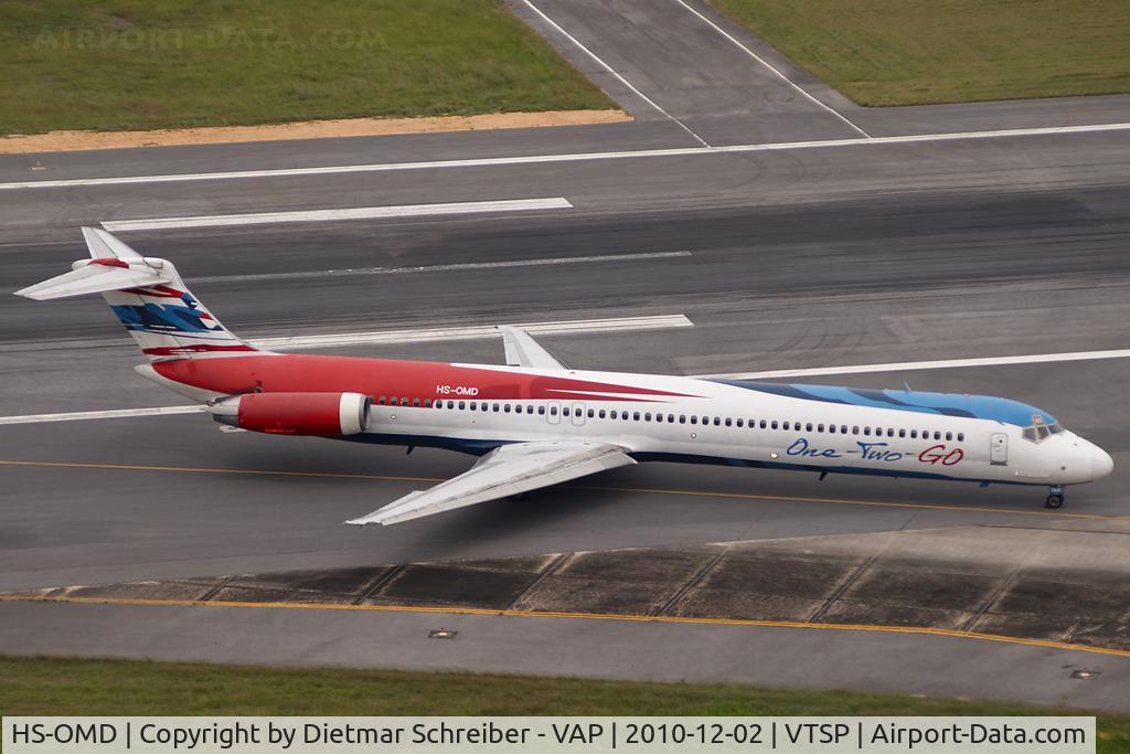 HS-OMD, 1986 McDonnell Douglas MD-82 (DC-9-82) C/N 49485, One Two Go MD80