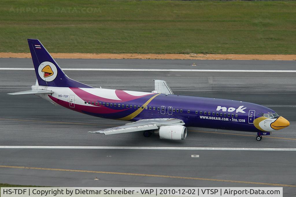 HS-TDF, 1992 Boeing 737-4D7 C/N 26613, Nok Air Boeing 737-400