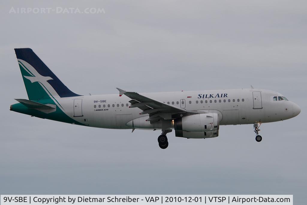 9V-SBE, 2005 Airbus A319-132 C/N 2568, Silk Air Airbus 319