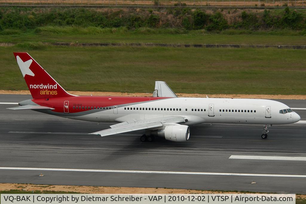 VQ-BAK, 1995 Boeing 757-2Q8 C/N 26332, Nordwind Boeing 757-200