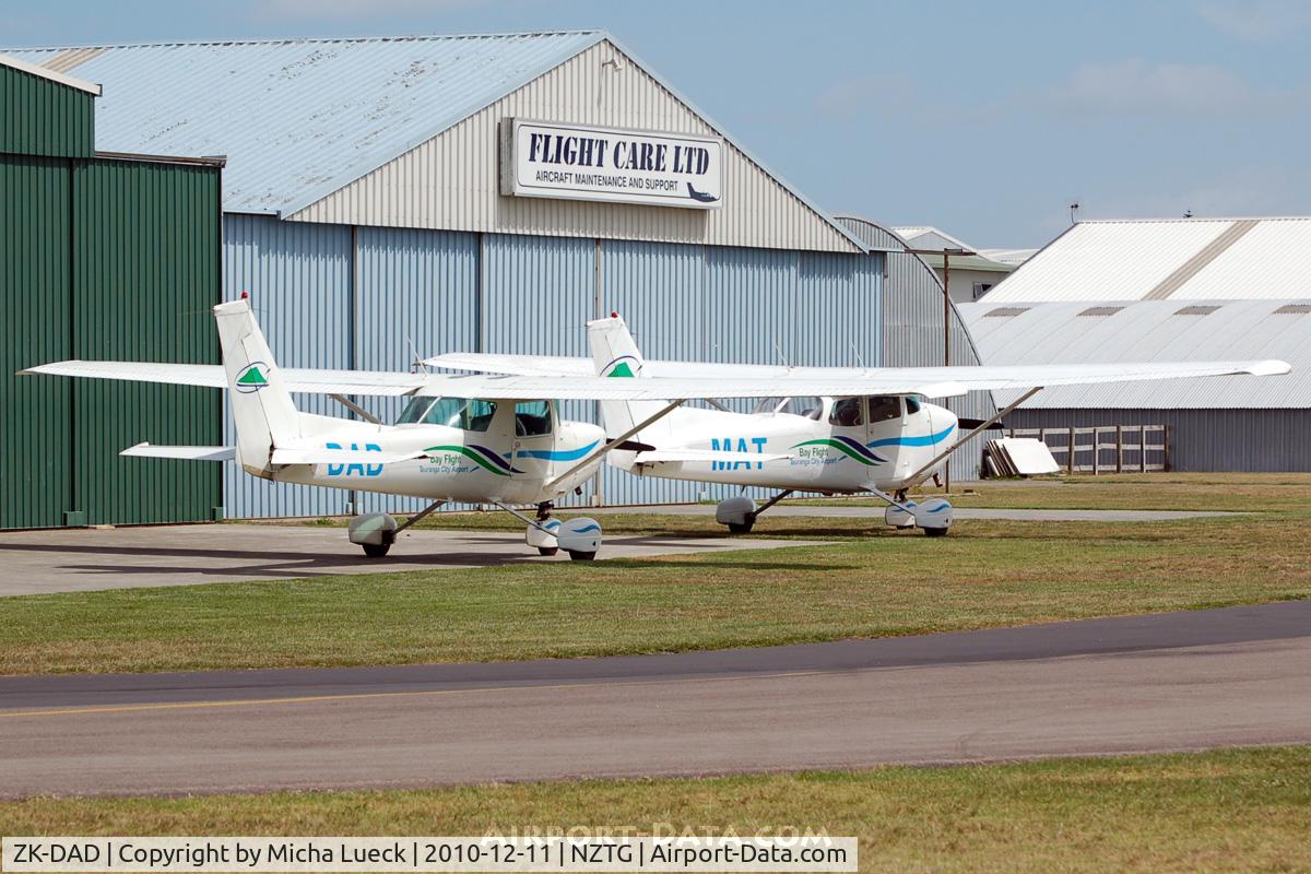 ZK-DAD, Cessna A152 Aerobat C/N A1520768, ZK-DAD and ZK-MAT at Tauranga