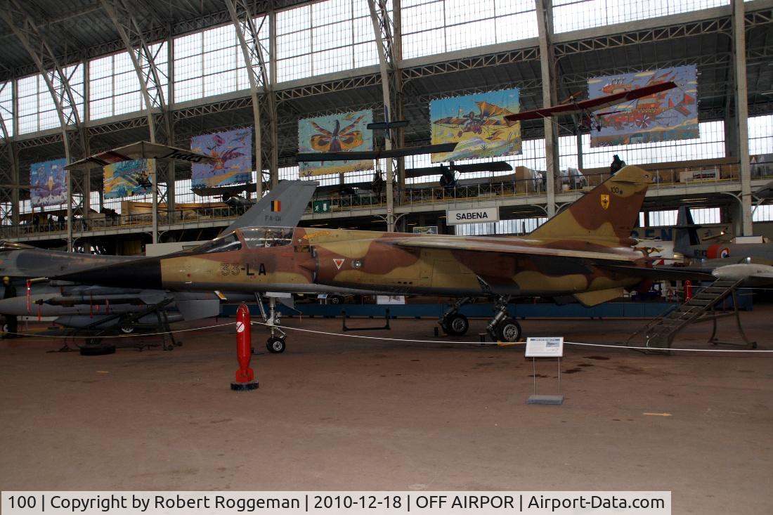 100, Dassault Mirage F.1C C/N 100, 33-LA.Preserved Brussels Air Museum.