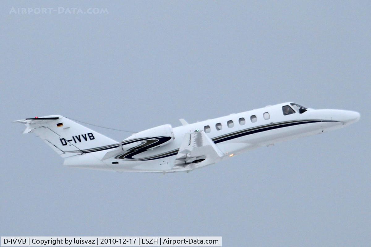 D-IVVB, 2007 Cessna 525A CitationJet CJ2+ C/N 525A-0357, AT this time snow vary hard in ZRH