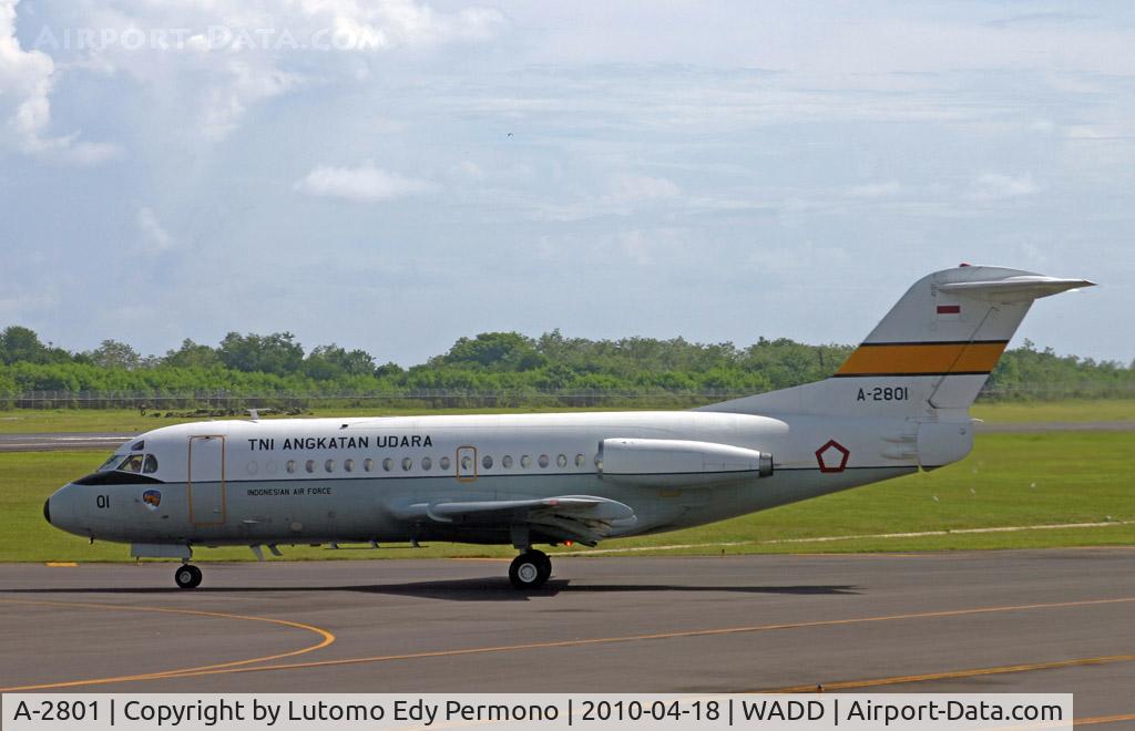 A-2801, 1971 Fokker F.28-1000 Fellowship C/N 11042, Indonesian Air Force