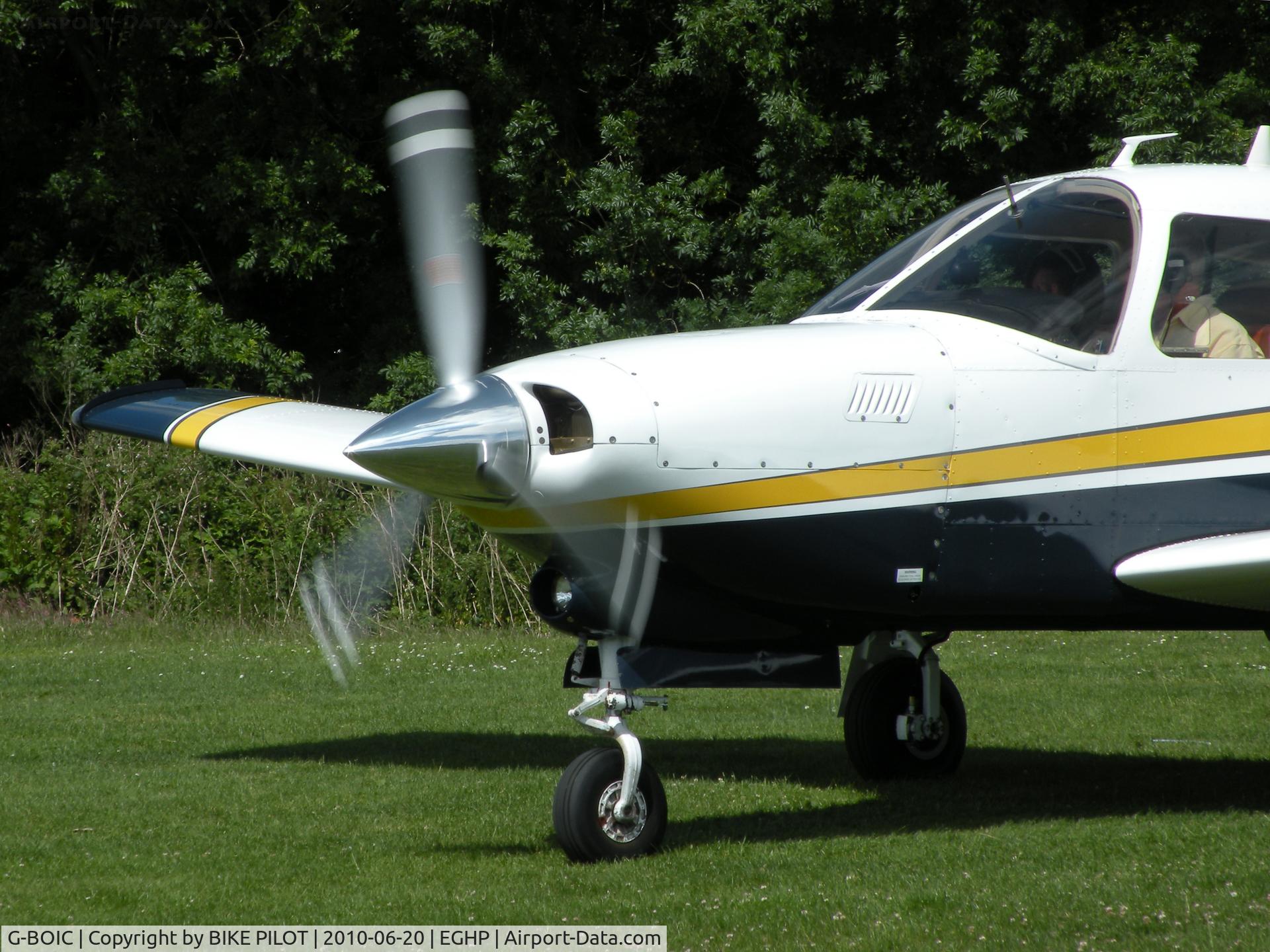 G-BOIC, 1978 Piper PA-28R-201T Cherokee Arrow III C/N 28R-7803123, CONTINENTAL MOTORS CORP TSIO-360-FB