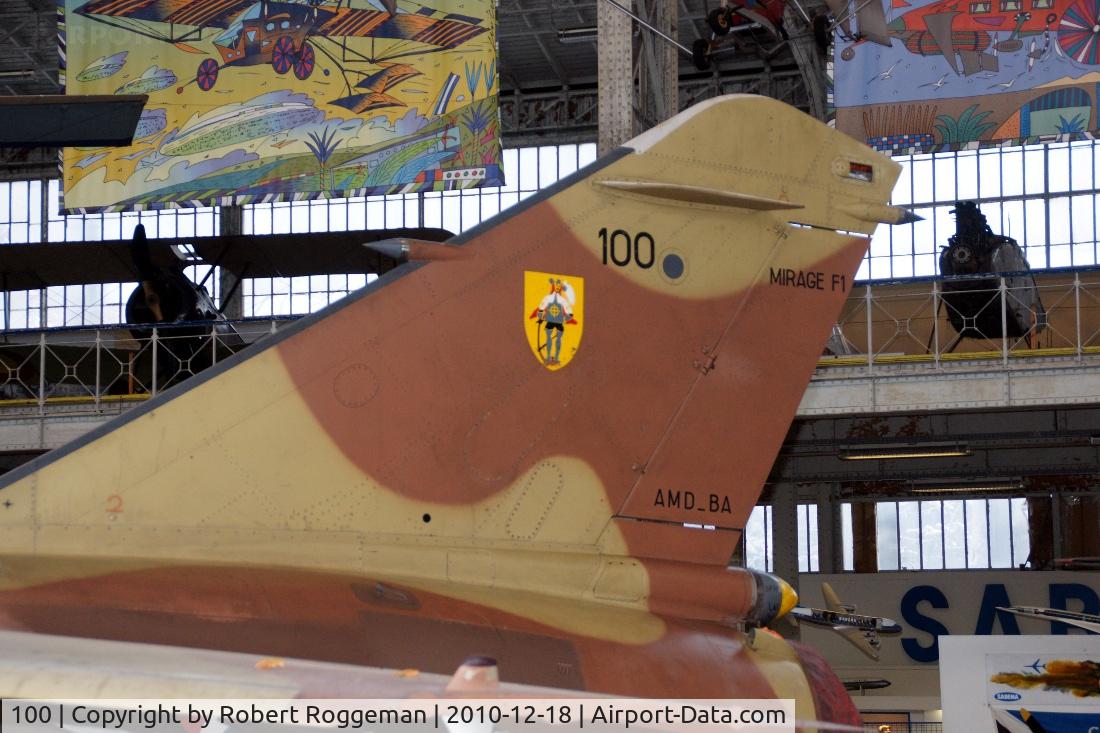 100, Dassault Mirage F.1C C/N 100, 33-LA.Preserved Brussels Air Museum.