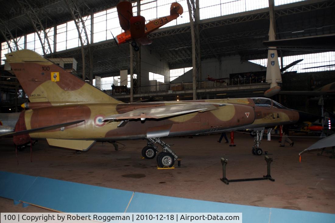 100, Dassault Mirage F.1C C/N 100, 33-LA.Preserved Brussels Air Museum.