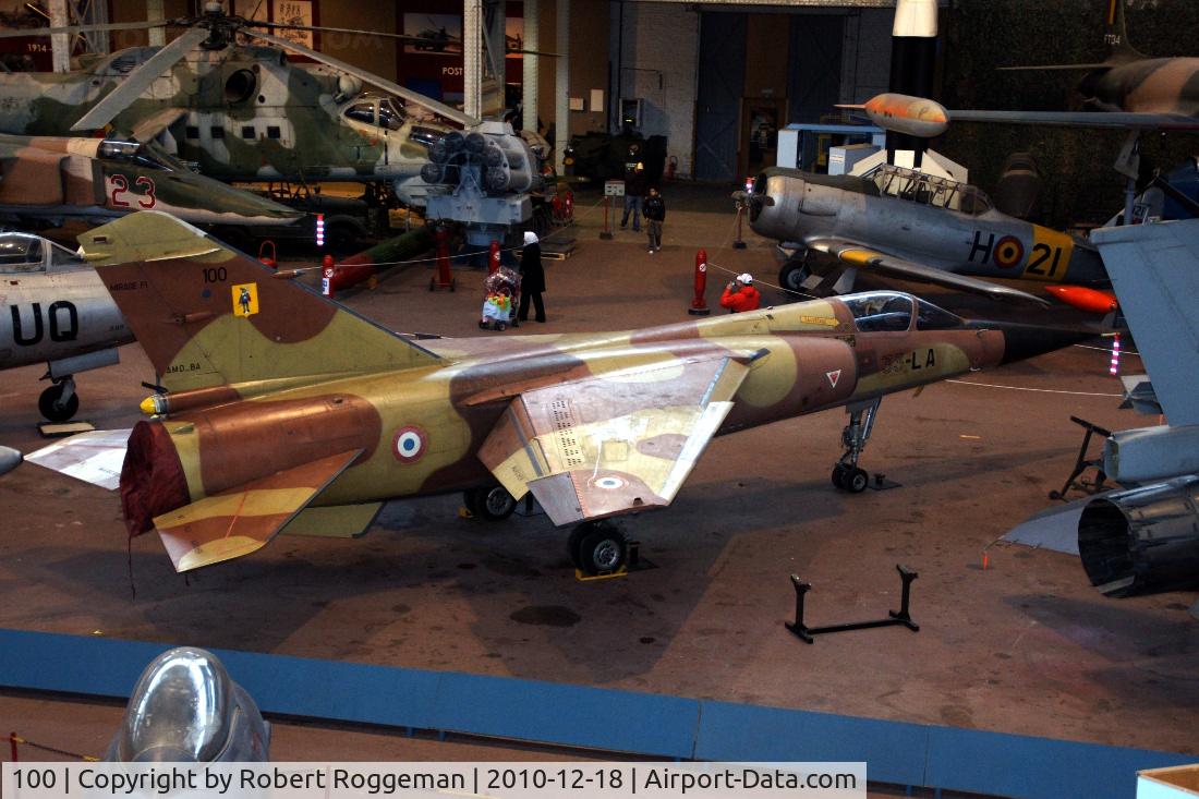 100, Dassault Mirage F.1C C/N 100, 33-LA.Preserved Brussels Air Museum.