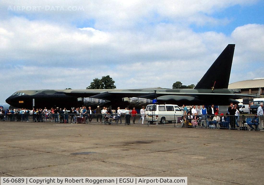 56-0689, 1956 Boeing B-52D Stratofortress C/N 464060, Preserved Duxford repainted for AAM.1996