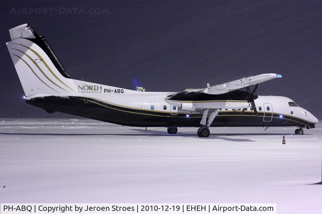PH-ABQ, 1990 De Havilland Canada DHC-8-311 Dash 8 C/N 244, Diverted from MST, Maastricht Airport. Due the heavy snow overthere.