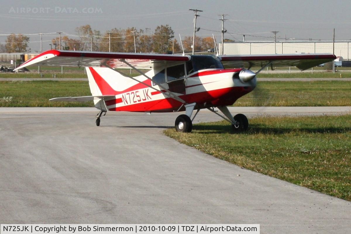 N725JK, 1988 Maule M-5-235C Lunar Rocket C/N 7480C, Arriving at the EAA breakfast fly-in at Toledo, Ohio