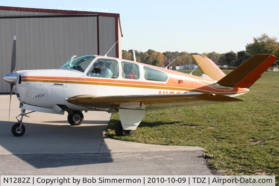 N1282Z, 1961 Beech N35 Bonanza C/N D-6711, EAA breakfast fly-in at Toledo, Ohio