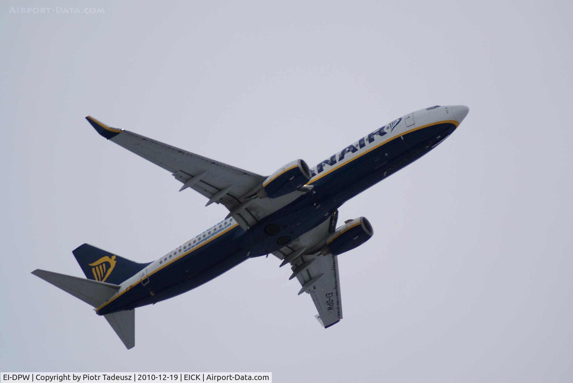 EI-DPW, 2007 Boeing 737-8AS C/N 35552, Cork