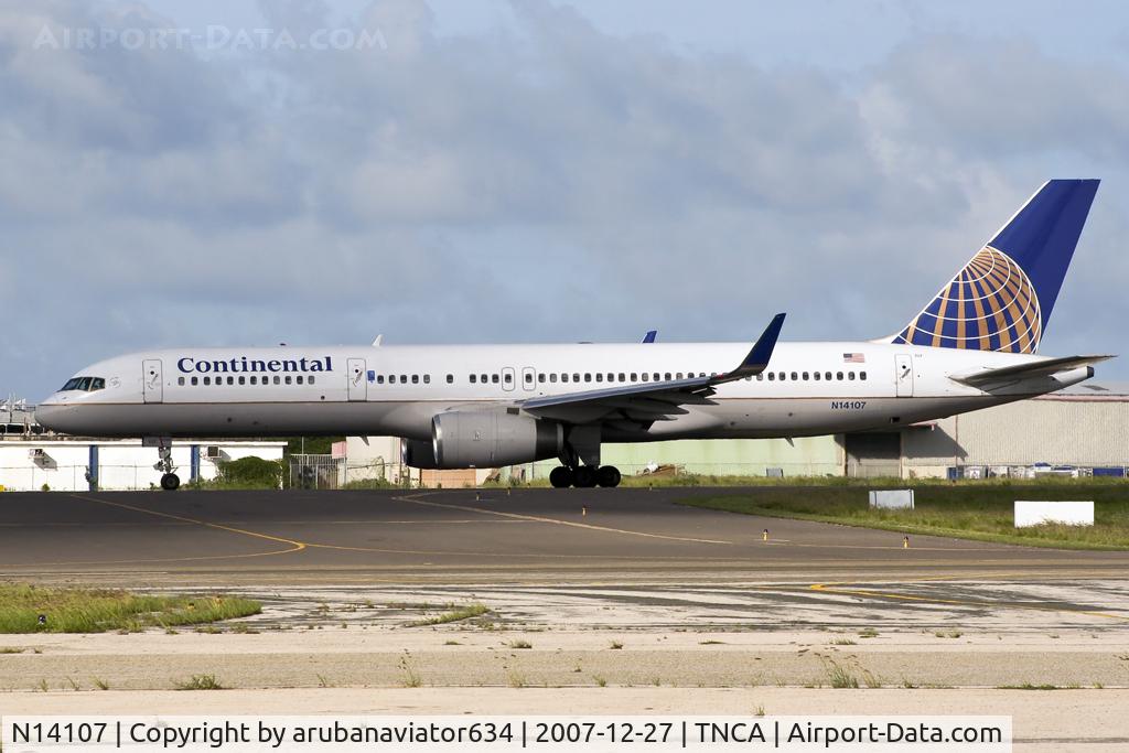 N14107, 1994 Boeing 757-224 C/N 27297, The mighty 757 heading back to Newark