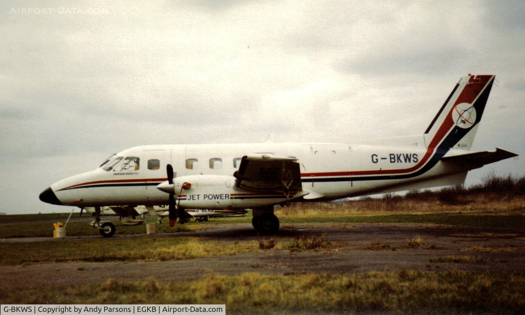 G-BKWS, 1980 Embraer EMB-110P1 Bandeirante C/N 110261, Operated briefly by Dan Air