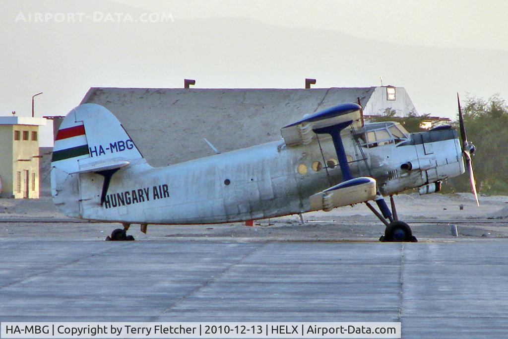 HA-MBG, Antonov An-2R C/N 1G163-29, Hungarian Air's Antonov AN-2R, c/n: 1G163-29 on the Luxor ramp