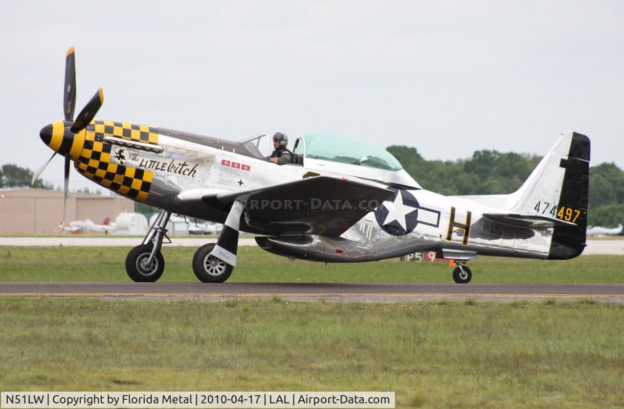 N51LW, 1962 North American P-51D Mustang C/N 122-41037, Little Witch