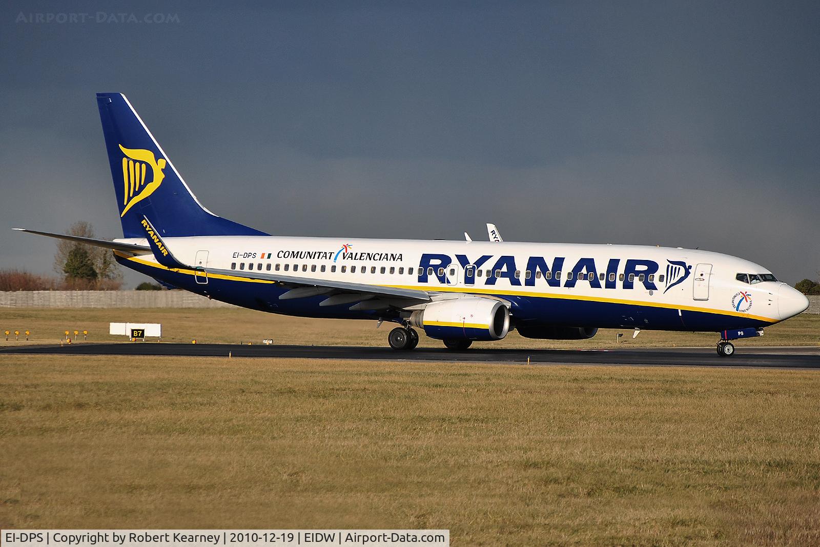 EI-DPS, 2007 Boeing 737-8AS C/N 33641, Ryanir lining up r/w 10