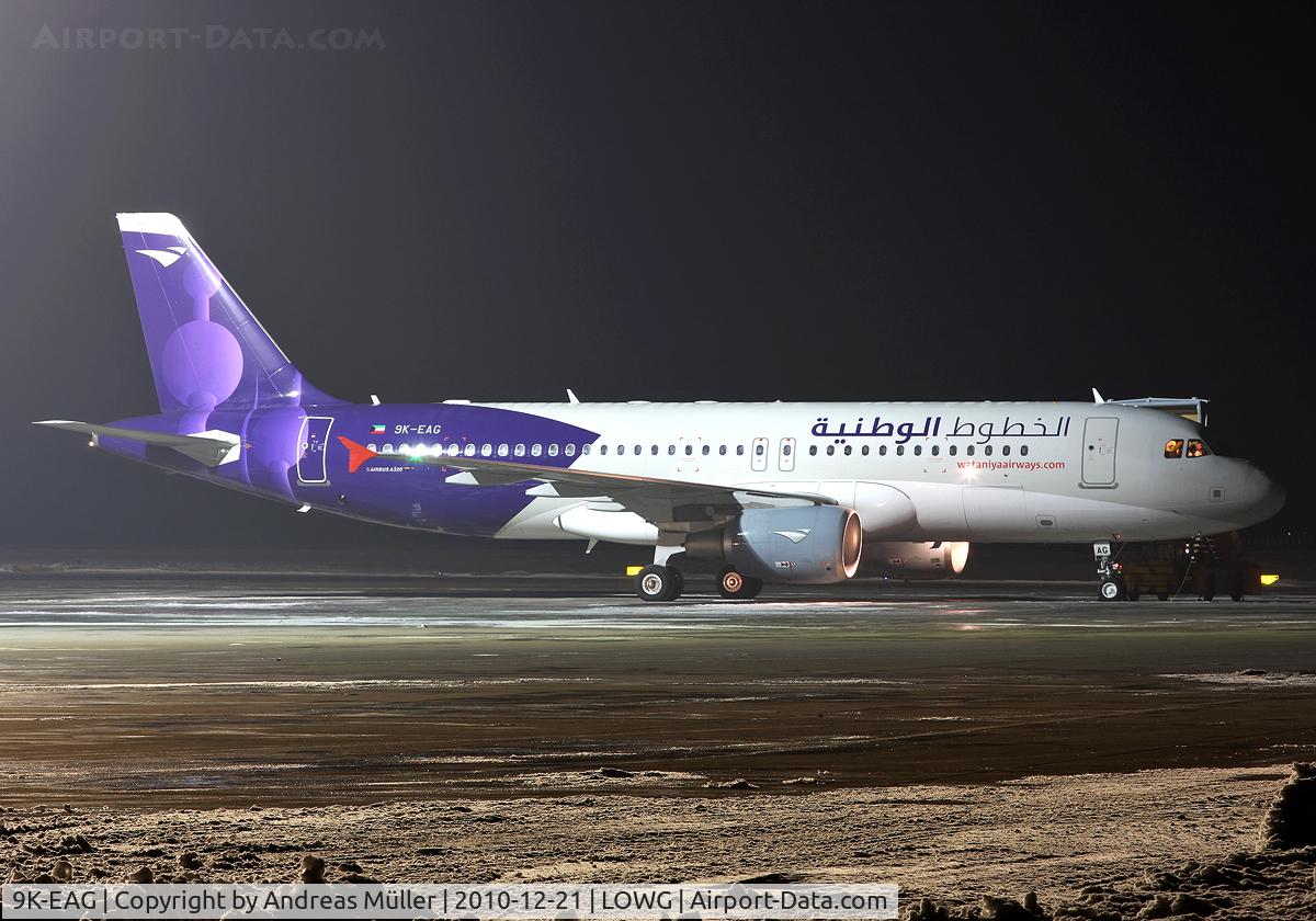 9K-EAG, 2010 Airbus A320-214 C/N 4411, Diverted VIE