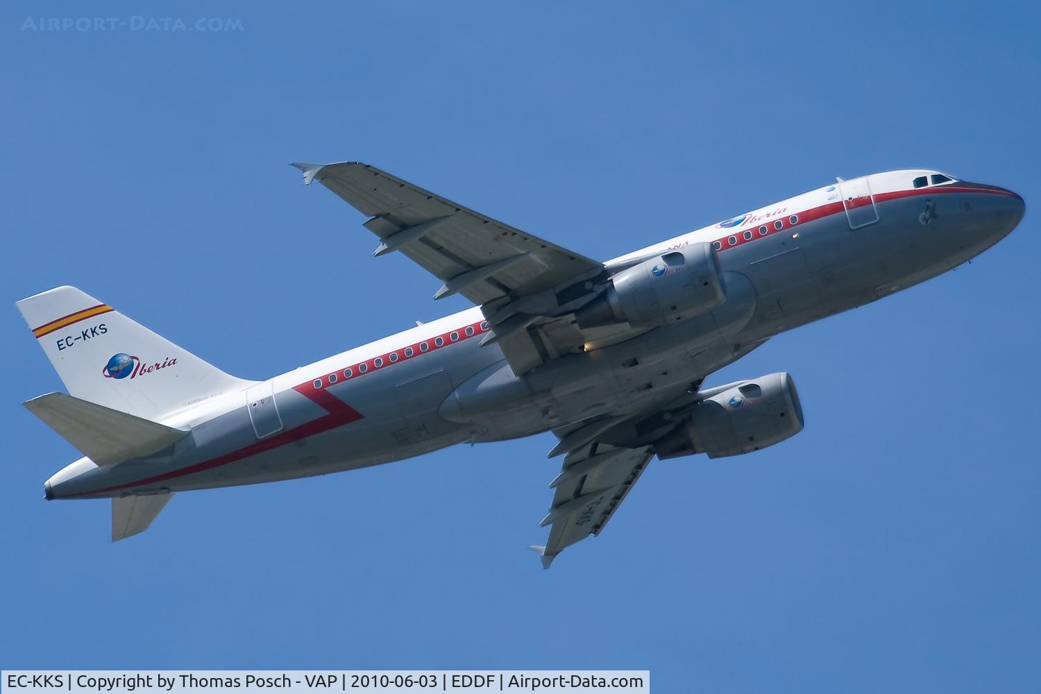 EC-KKS, 2007 Airbus A319-111 C/N 3320, Iberia
