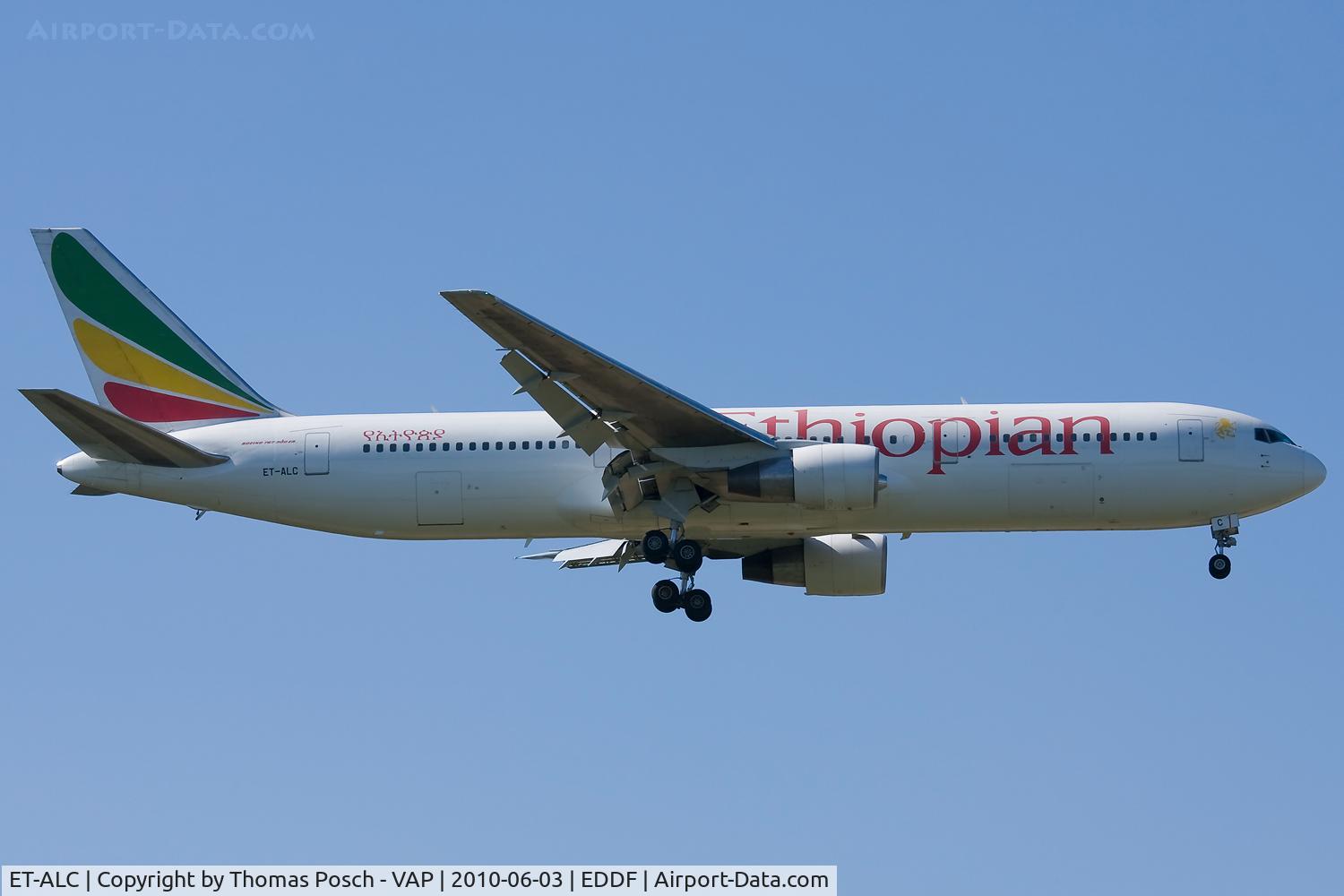 ET-ALC, 1999 Boeing 767-33A/ER C/N 28043/734, Ethiopian Airlines