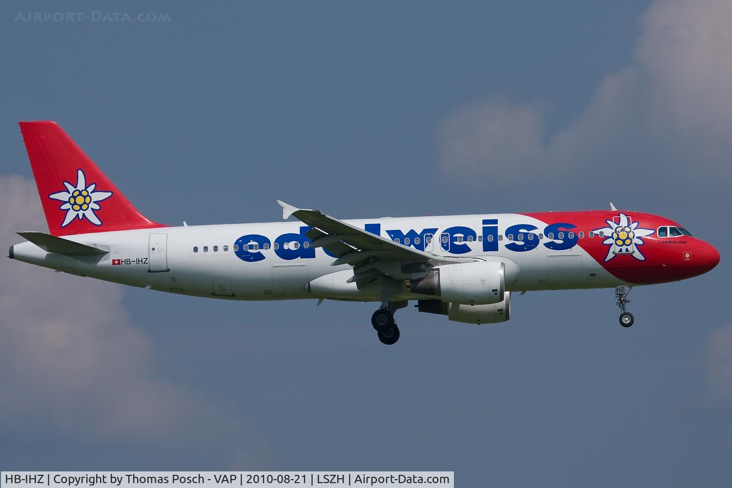HB-IHZ, 1999 Airbus A320-214 C/N 1026, Edelweiss Air
