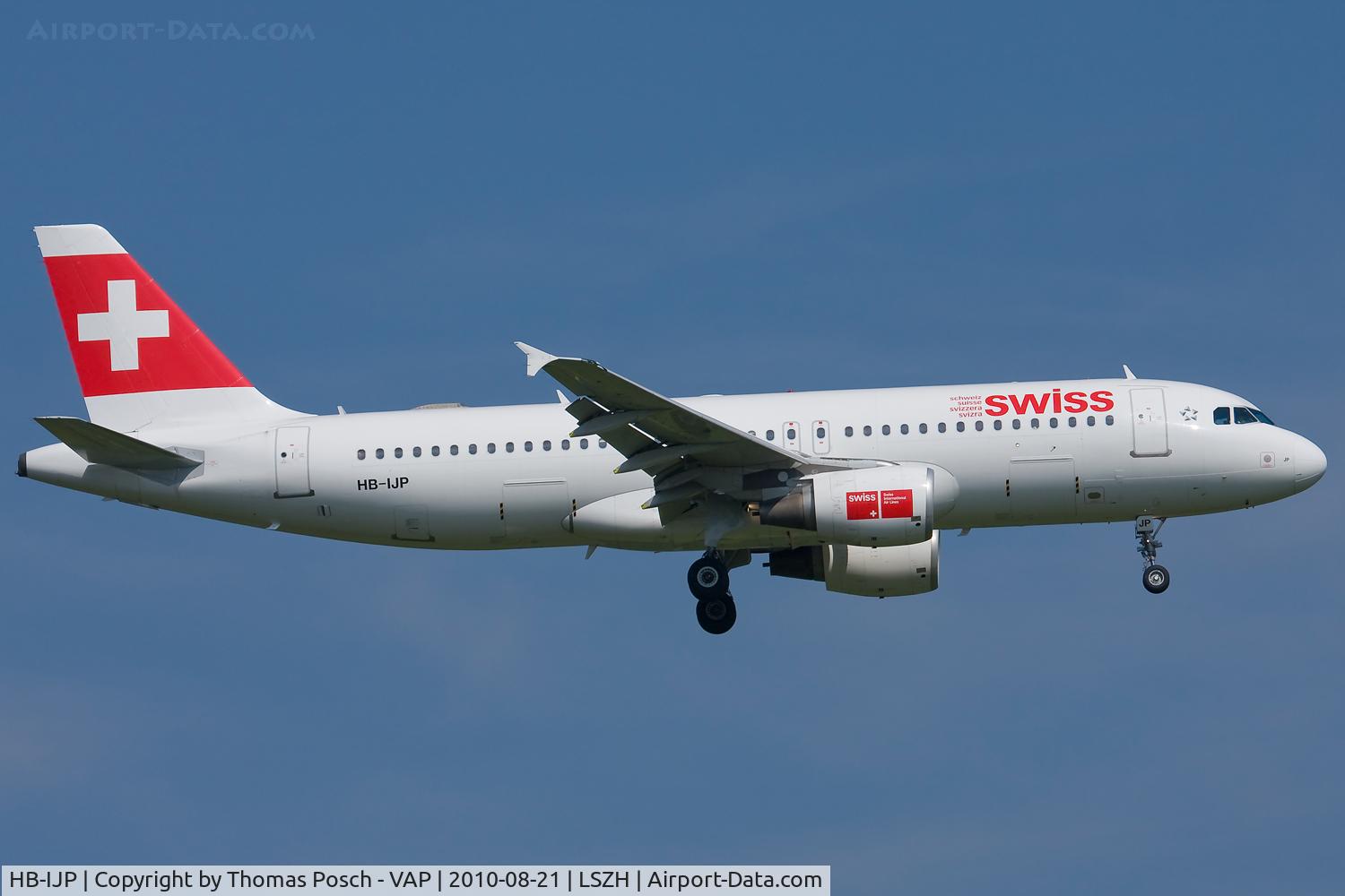 HB-IJP, 1997 Airbus A320-214 C/N 681, Swiss International Airlines