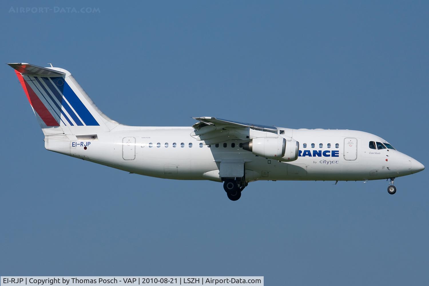 EI-RJP, 1999 British Aerospace Avro 146-RJ85A C/N E2363, Air France