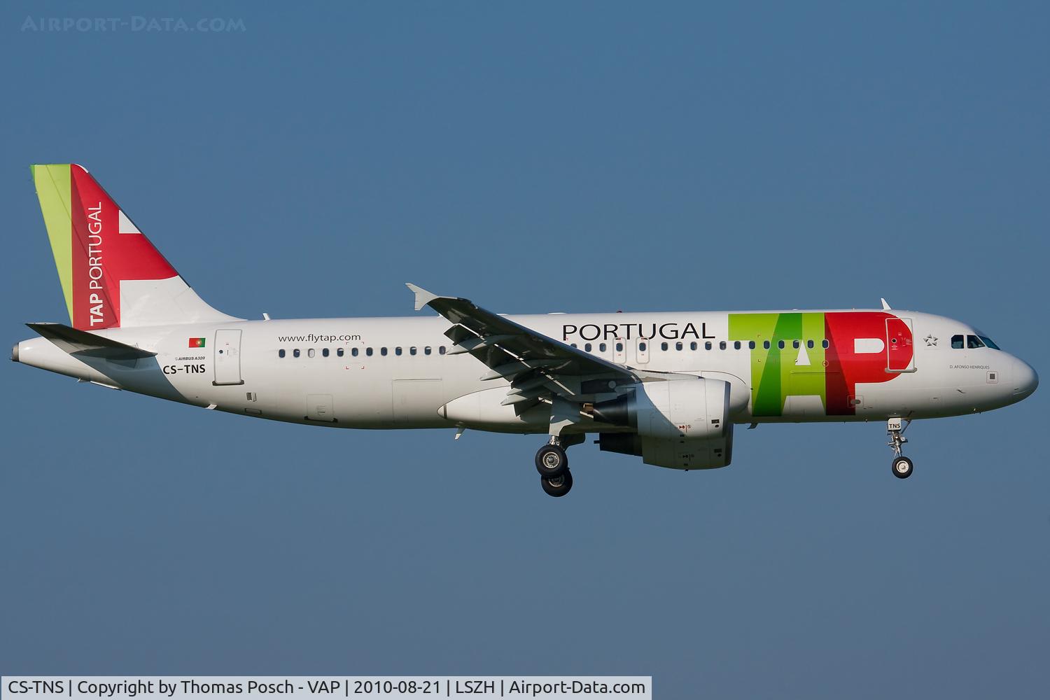 CS-TNS, 2009 Airbus A320-214 C/N 4021, TAP Air Portugal