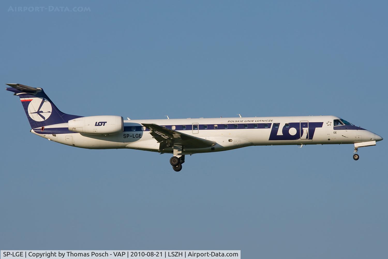 SP-LGE, 2000 Embraer ERJ-145MP (EMB-145MP) C/N 145285, LOT - Polish Airlines