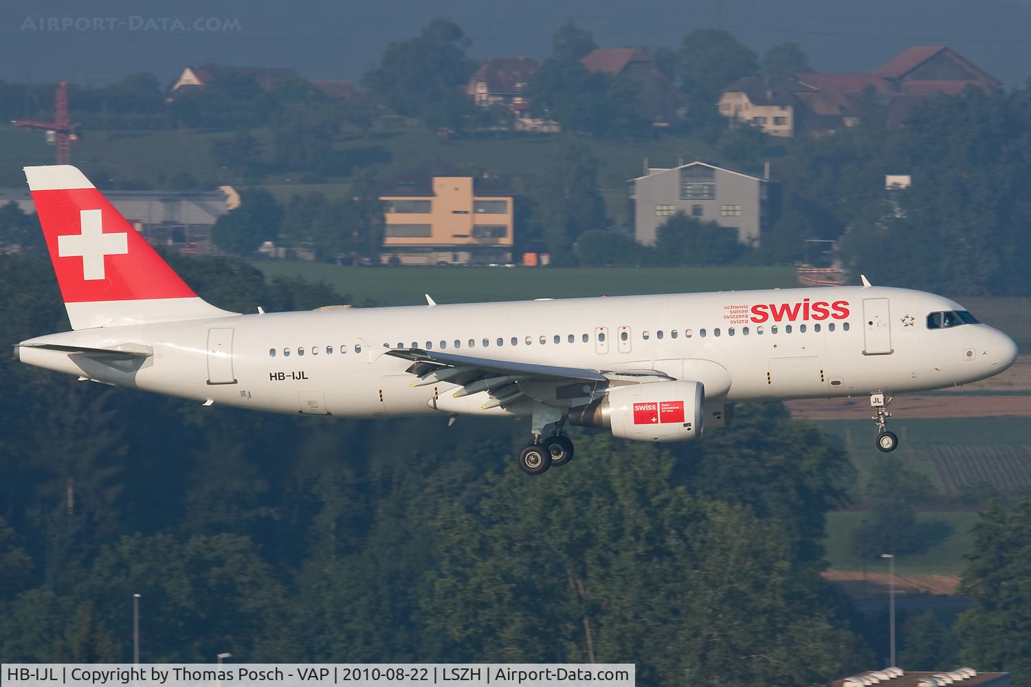 HB-IJL, 1996 Airbus A320-214 C/N 603, Swiss International Airlines