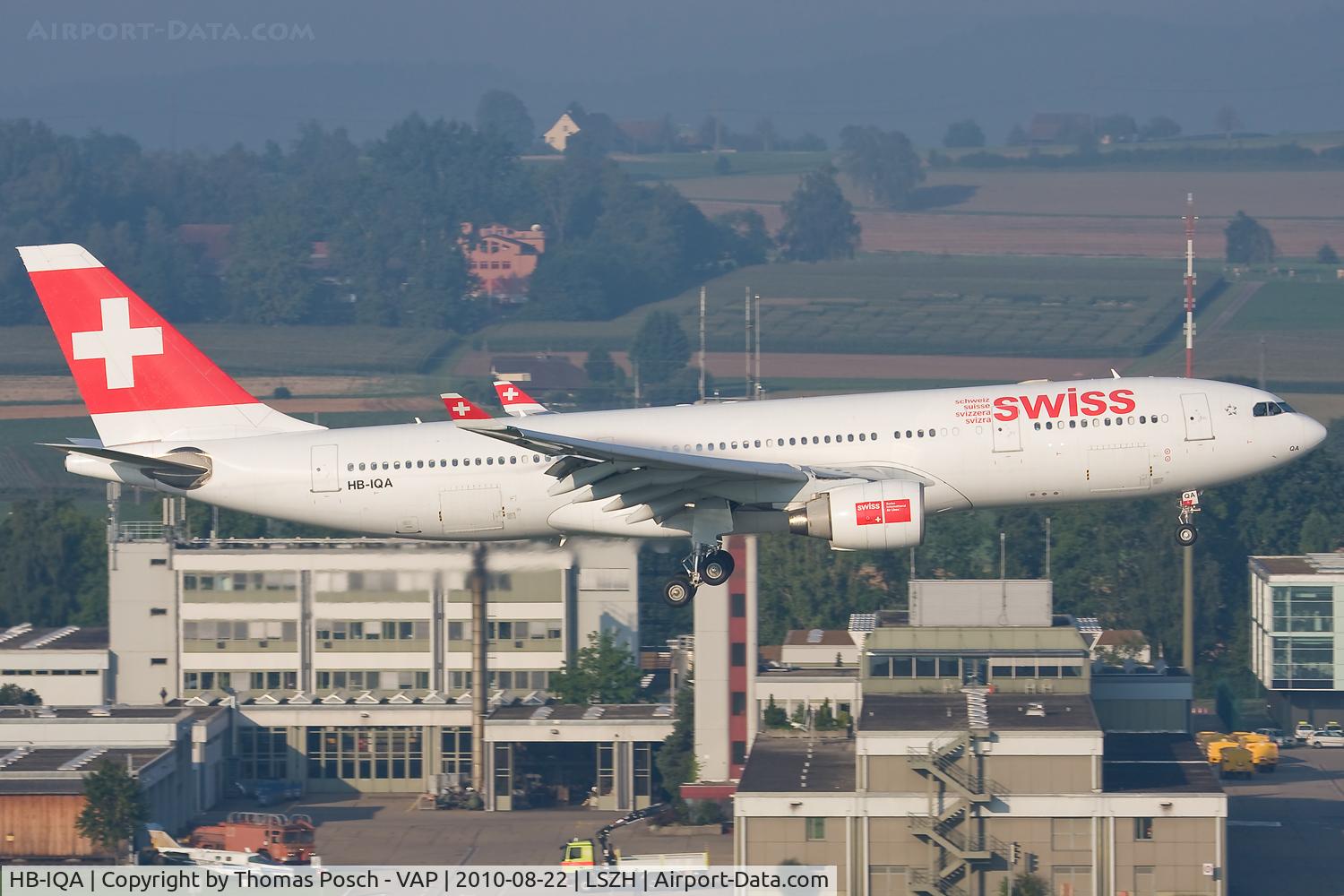 HB-IQA, 1998 Airbus A330-223 C/N 229, Swiss International Airlines