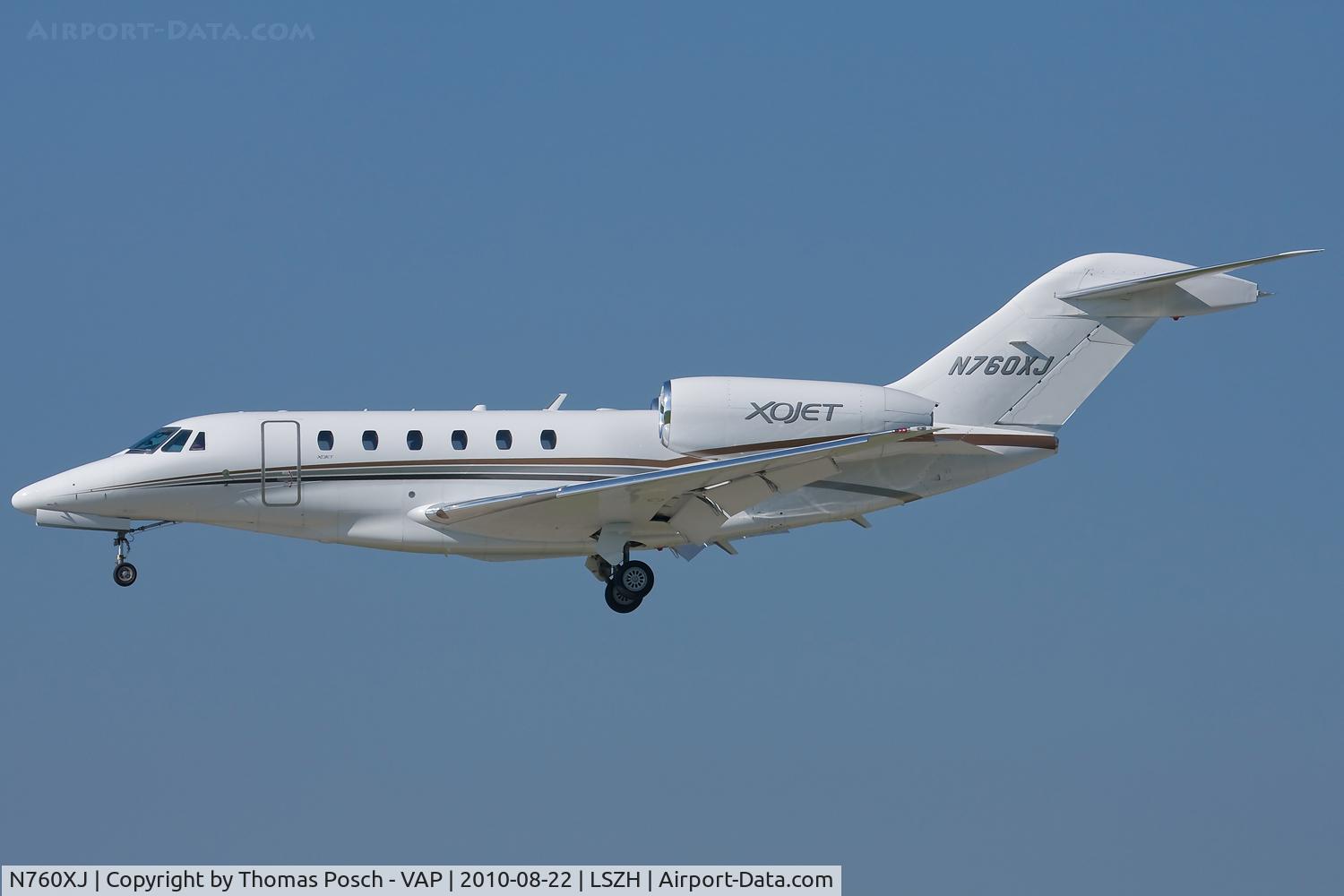 N760XJ, 2006 Cessna 750 Citation X Citation X C/N 750-0260, Xojet