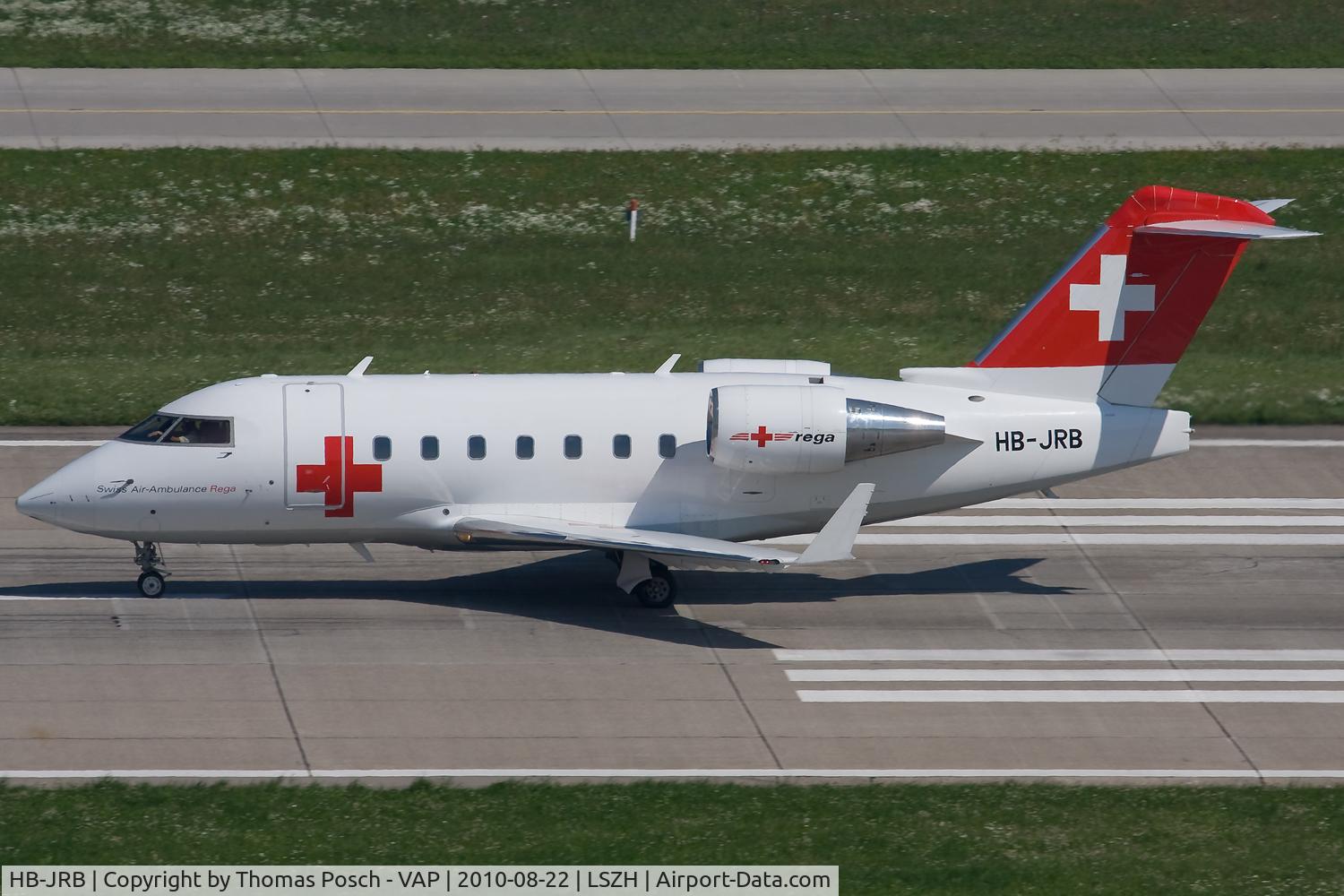 HB-JRB, 2002 Bombardier Challenger 604 (CL-600-2B16) C/N 5530, Swiss Air-Ambulance