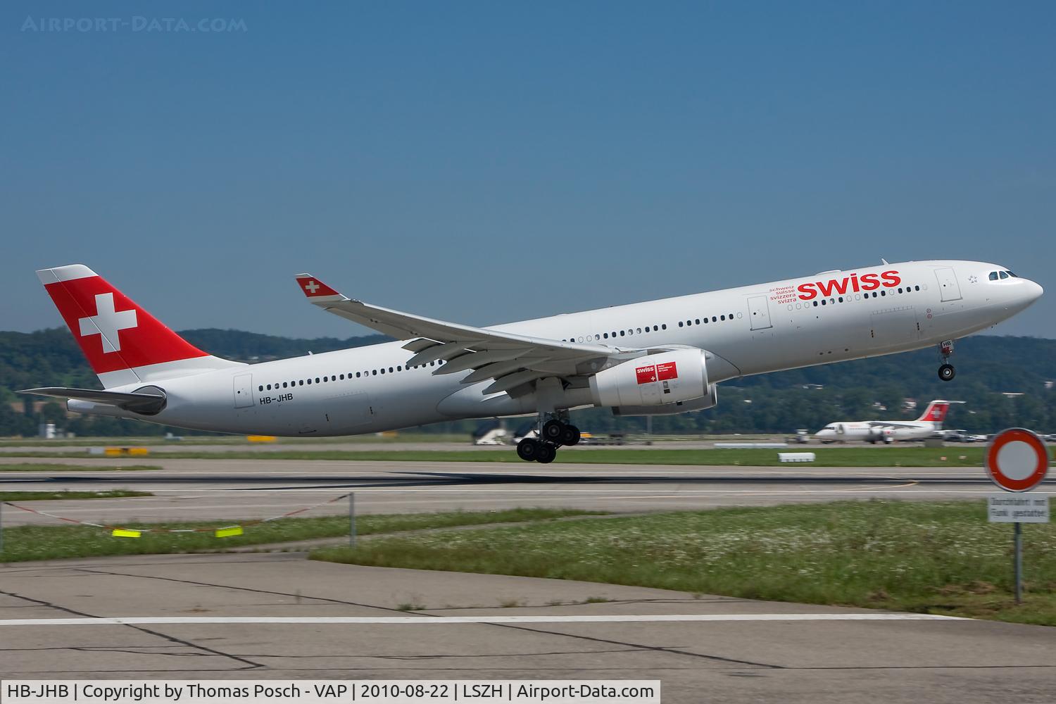 HB-JHB, 2009 Airbus A330-343X C/N 1018, Swiss International Airlines