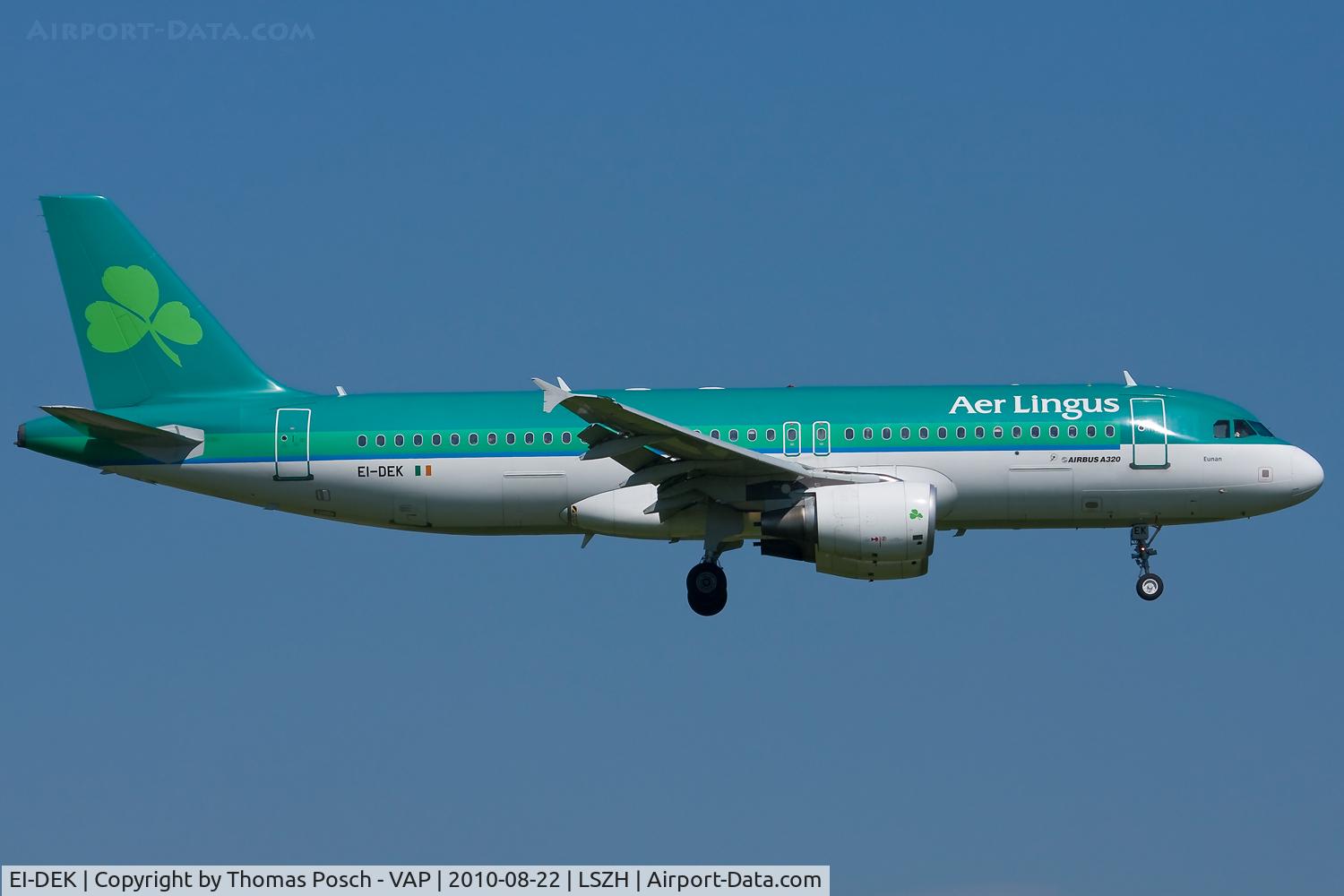 EI-DEK, 2005 Airbus A320-214 C/N 2399, Aer Lingus