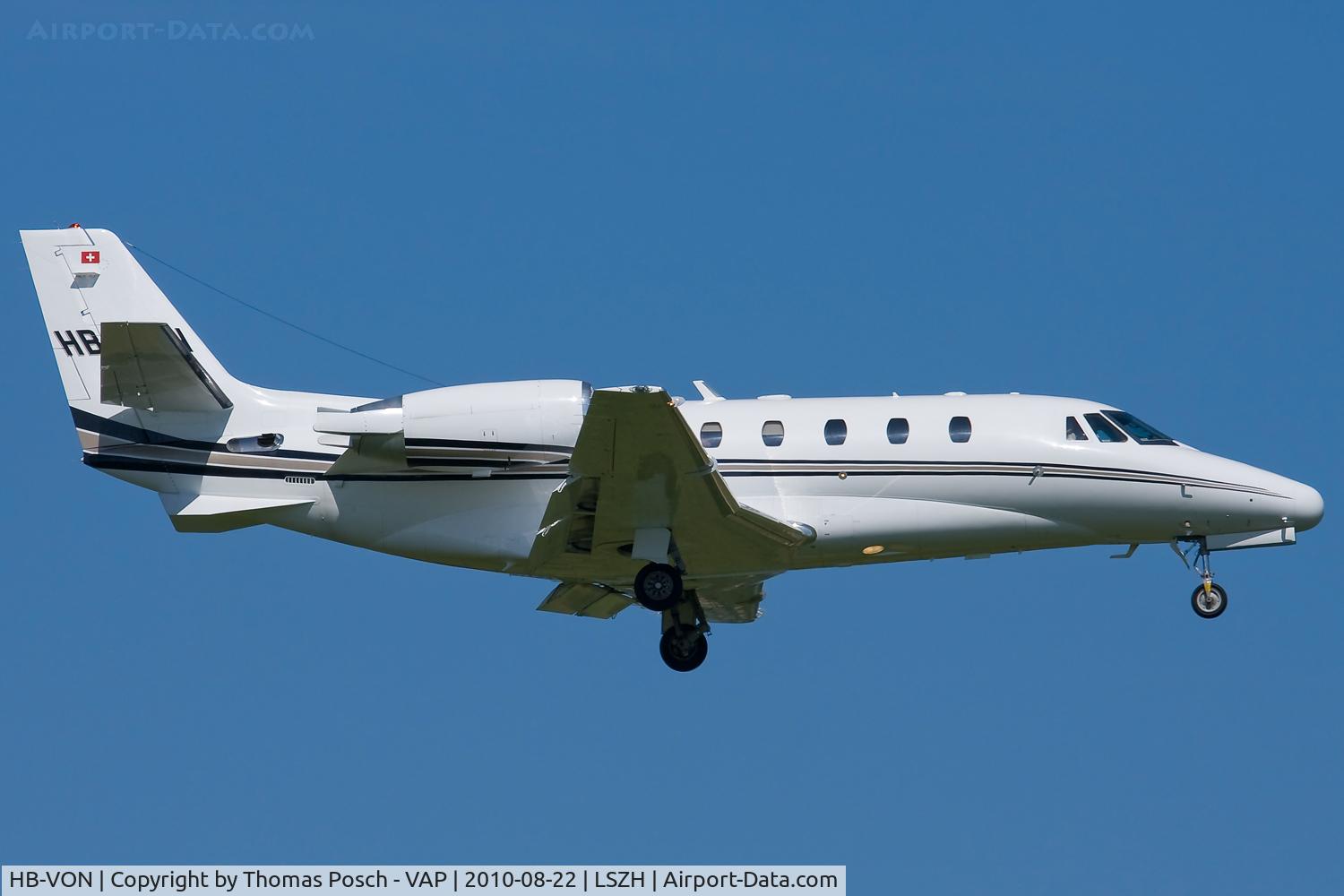 HB-VON, 2004 Cessna 560XLS Citation Excel C/N 560-5528, Premium Jet