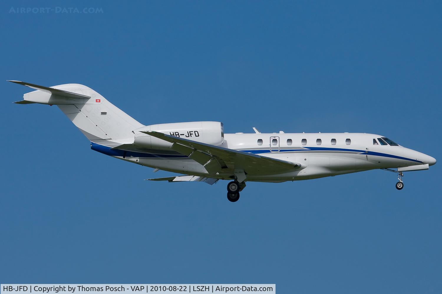 HB-JFD, 2006 Cessna 750 Citation X Citation X C/N 750-0261, Credit Suisse