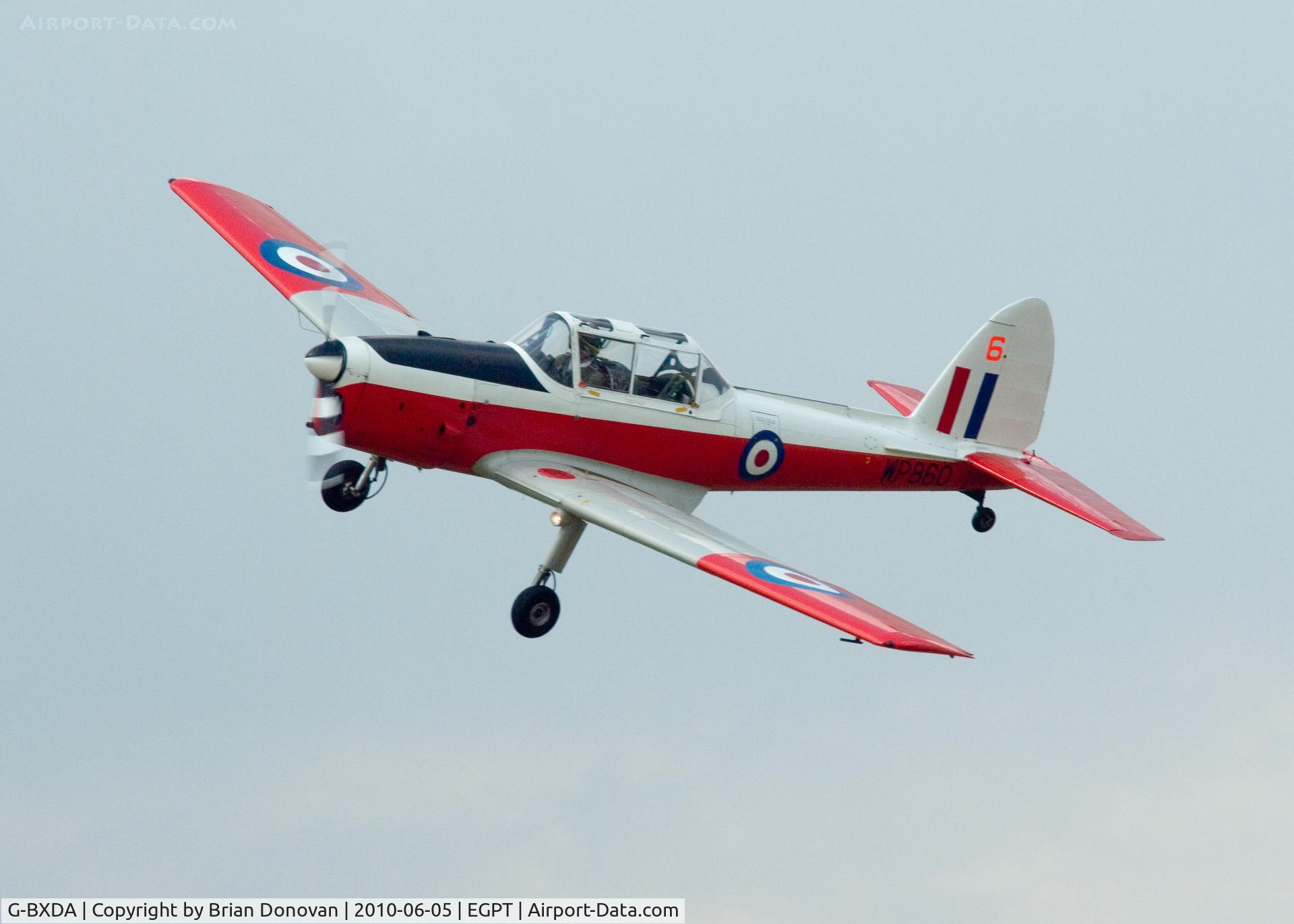 G-BXDA, 1952 De Havilland DHC-1 Chipmunk T.10 C/N C1/0747, Heart of Scotland Airshow, Perth Airport
Previous Registration WP840