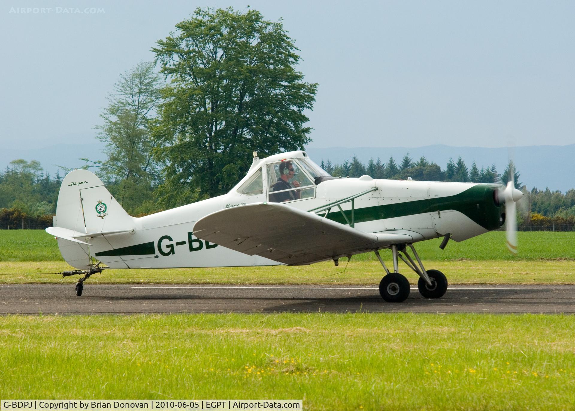 G-BDPJ, 1965 Piper PA-25-235 Pawnee C/N 25-3665, Heart of Scotland Airshow, Perth Airport