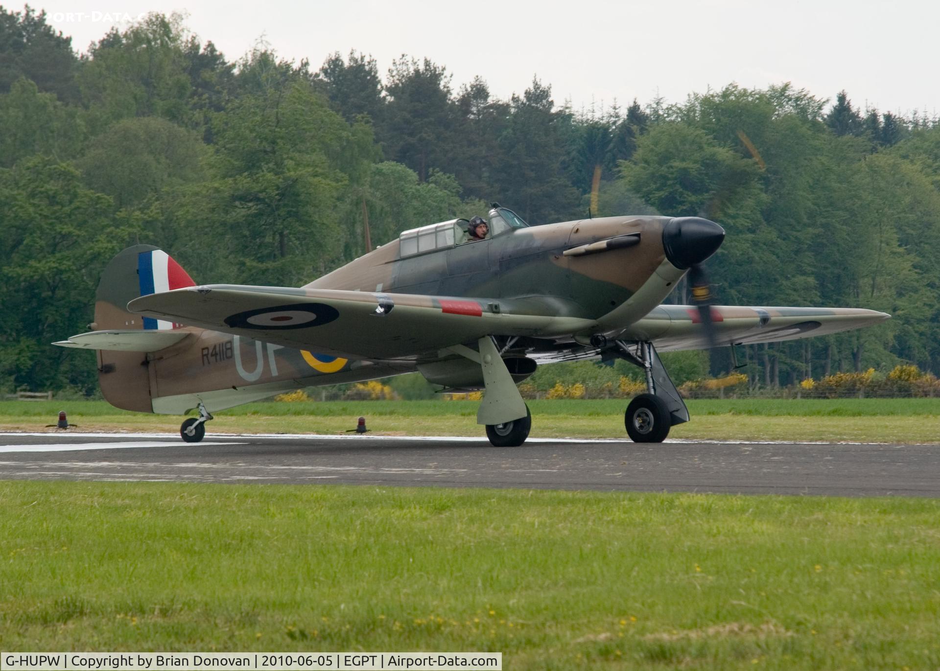 G-HUPW, 1940 Hawker Hurricane I C/N G592301, Heart of Scotland Airshow, Perth Airport
