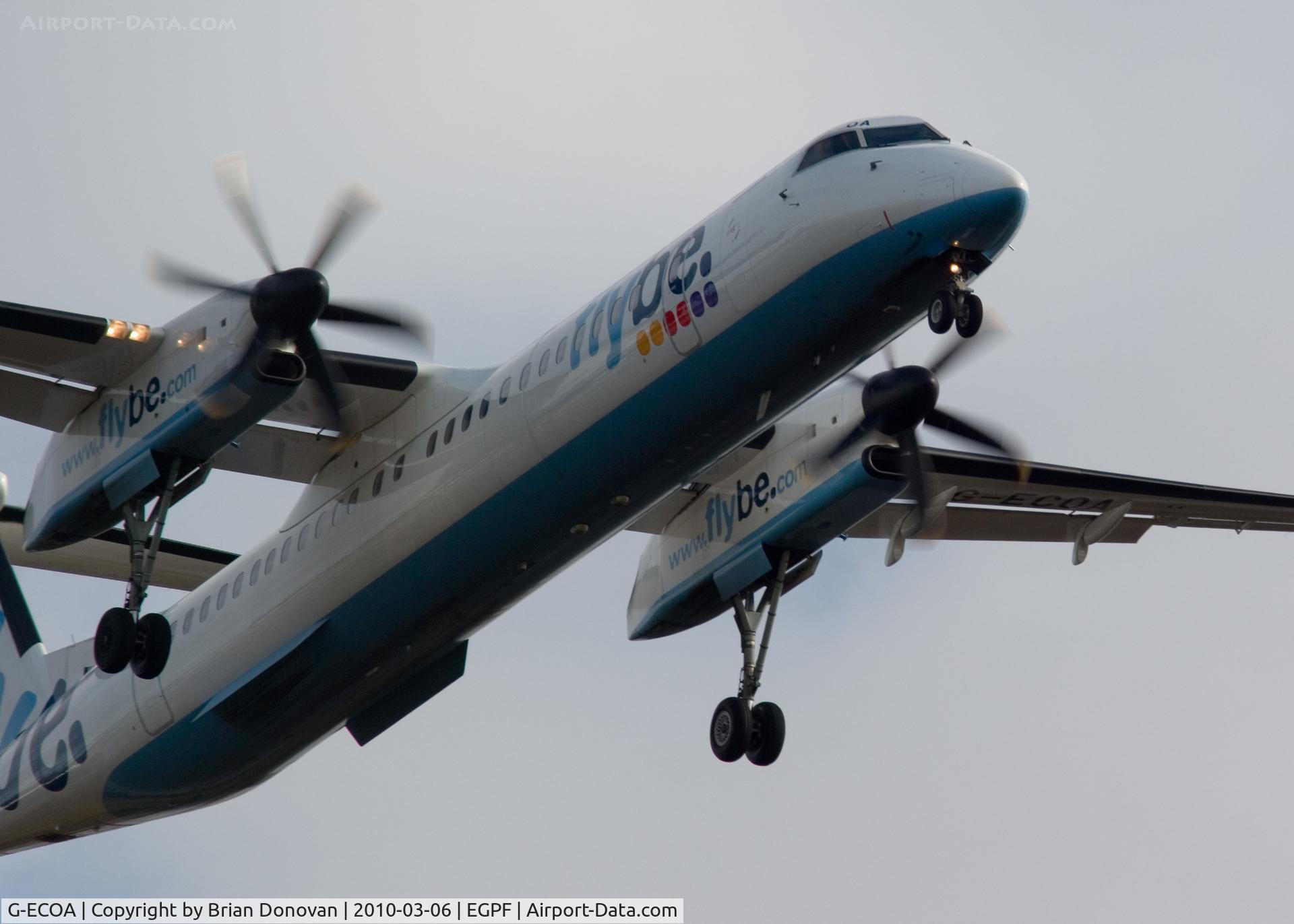 G-ECOA, 2007 De Havilland Canada DHC-8-402Q Dash 8 C/N 4180, FlyBe