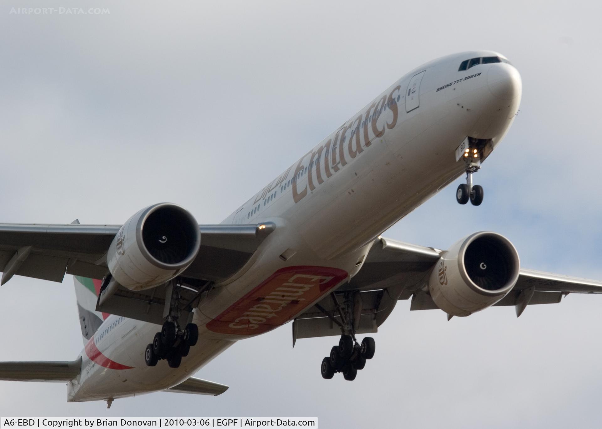 A6-EBD, 2005 Boeing 777-31H/ER C/N 33501, Emirates