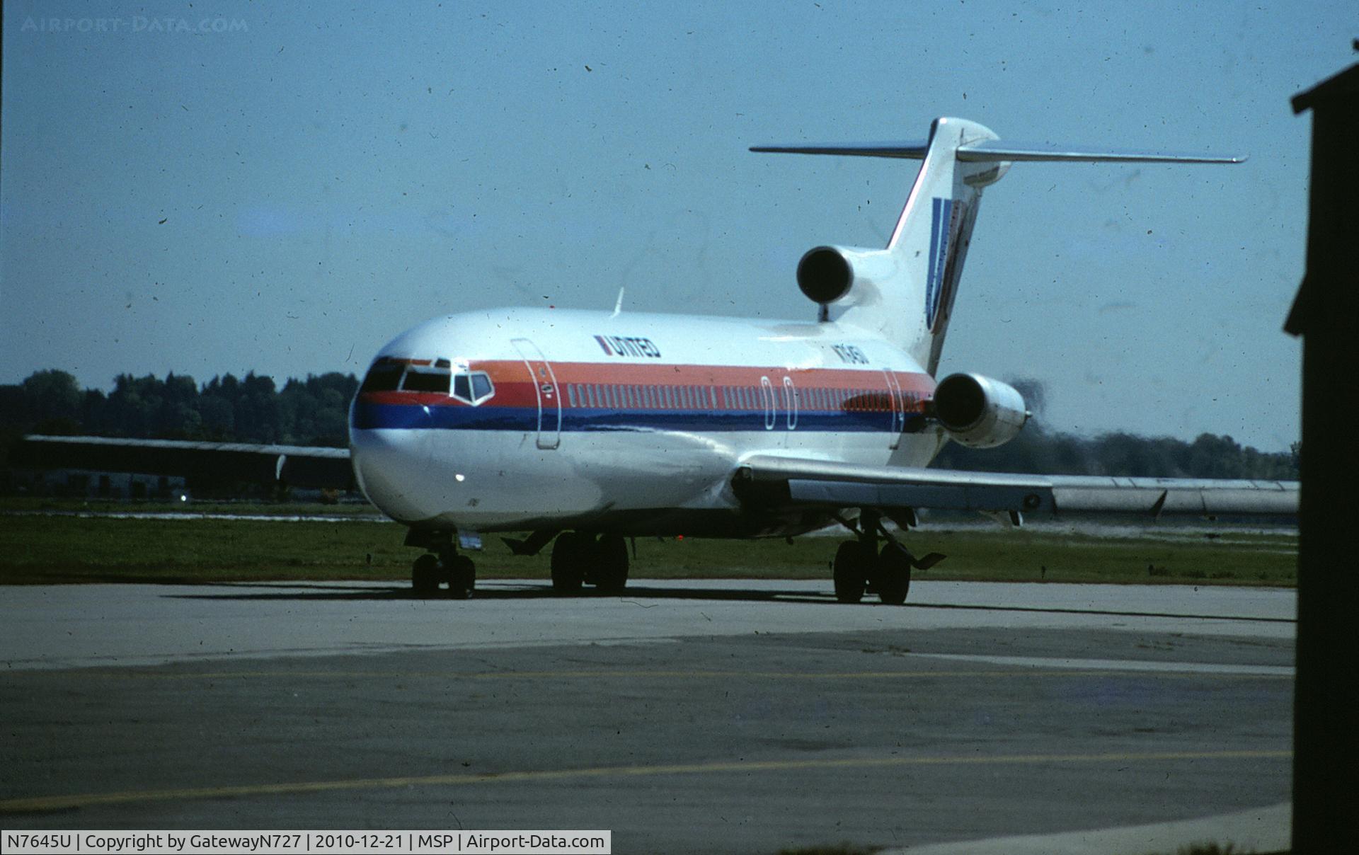N7645U, 1969 Boeing 727-222 C/N 20039, *