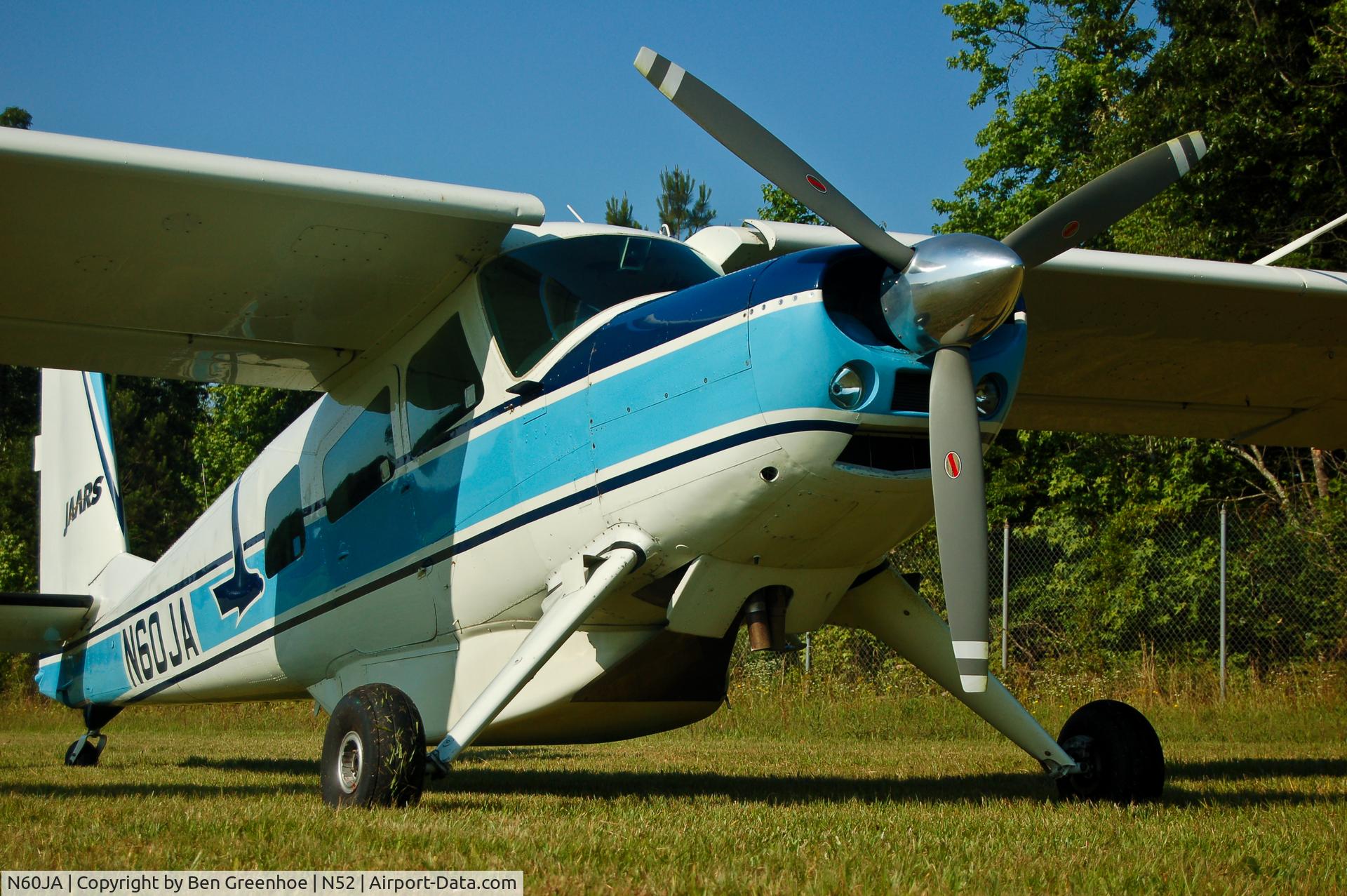 N60JA, 1967 Helio H-295/U10D C/N c/n 1240 (66-14338), On the 600' practice strip at N52.