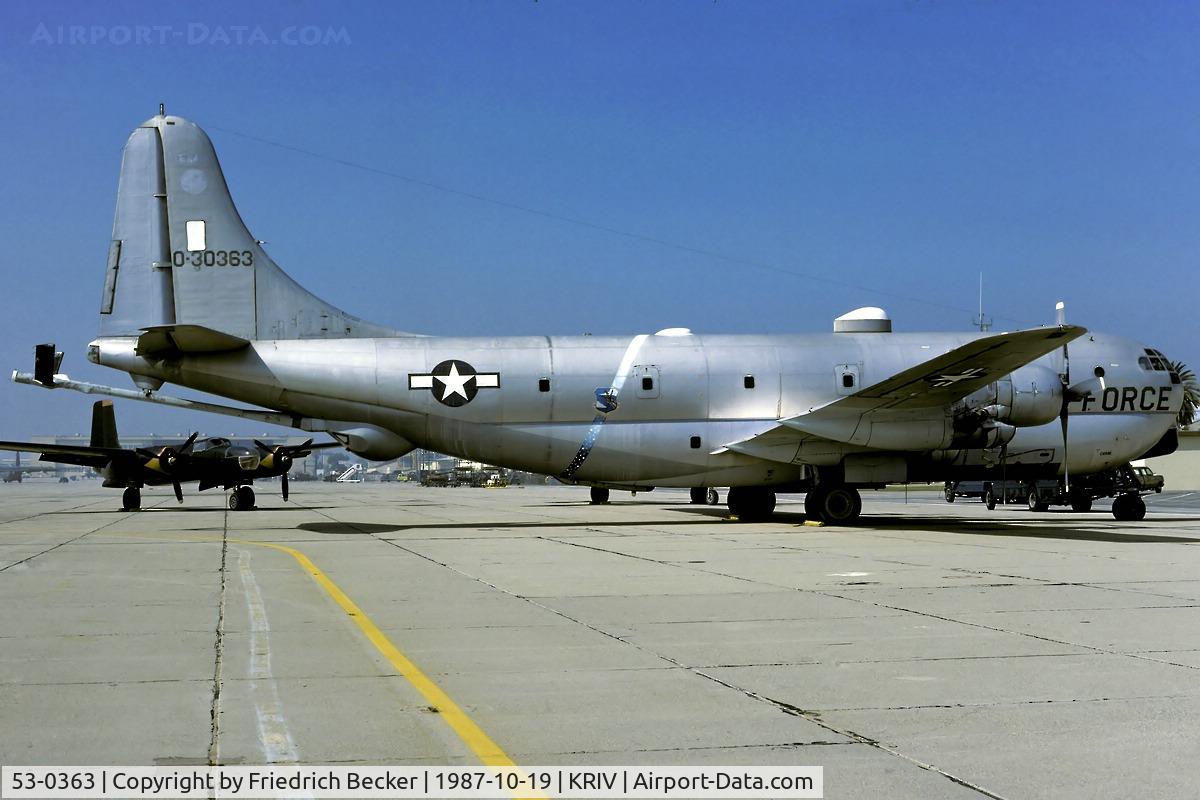 53-0363, 1953 Boeing KC-97G Stratocruiser C/N 17145, March AFB Museum